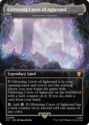 Magic: The Gathering - Gemstone Caverns - Tales of Middle-earth Commander