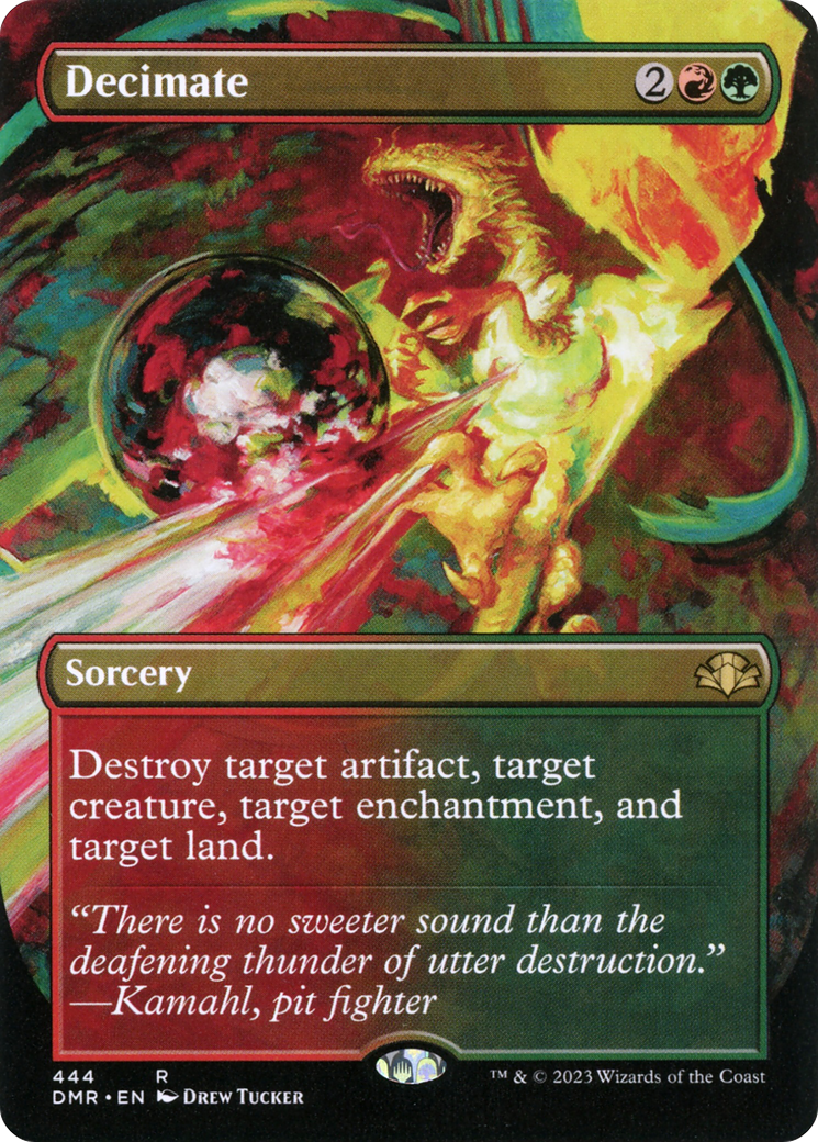 Magic: The Gathering - Decimate Foil - Dominaria Remastered