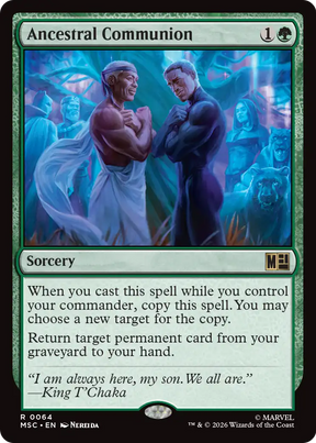 Magic: The Gathering - Ancestral Communion - Marvel Super Heroes Commander