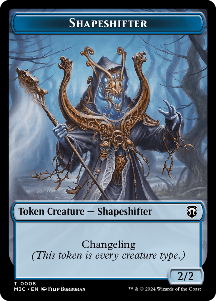 Magic: The Gathering - Shapeshifter Token - Modern Horizons 3 Commander Tokens