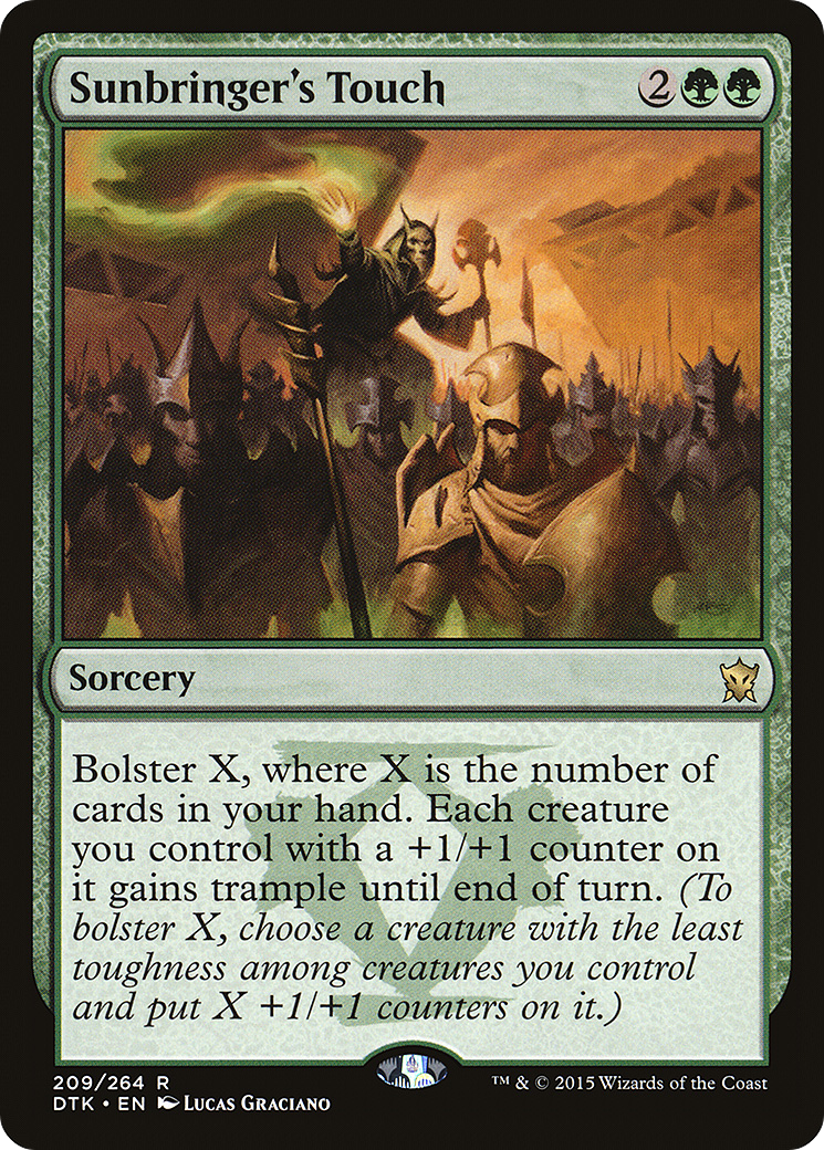Magic: The Gathering - Sunbringer's Touch Foil - Dragons of Tarkir
