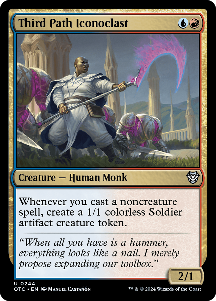 Magic: The Gathering - Third Path Iconoclast - Outlaws of Thunder Junction Commander