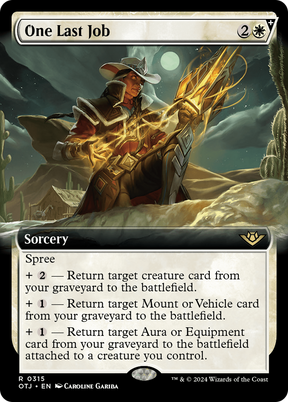 Magic: The Gathering - One Last Job Foil - Outlaws of Thunder Junction