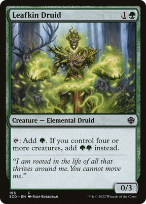 Magic: The Gathering - Leafkin Druid - Starter Commander Decks