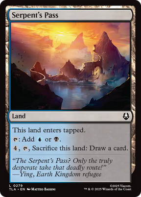 Magic: The Gathering - Serpent's Pass Foil - Avatar: The Last Airbender