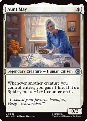 Magic: The Gathering - Aunt May Foil - Marvel's Spider-Man