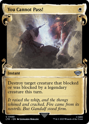 Magic: The Gathering - You Cannot Pass! - The Lord of the Rings: Tales of Middle-earth