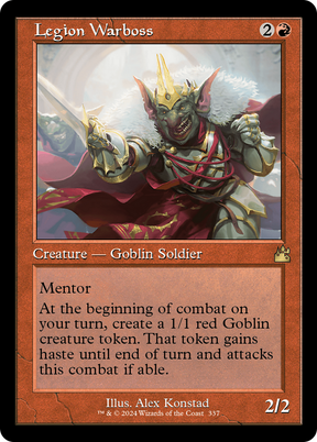 Magic: The Gathering - Legion Warboss Foil - Ravnica Remastered