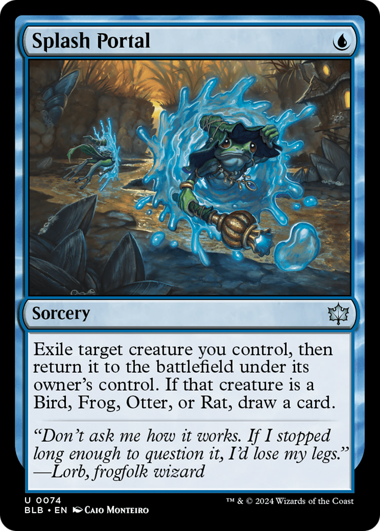 Magic: The Gathering - Splash Portal Foil - Bloomburrow