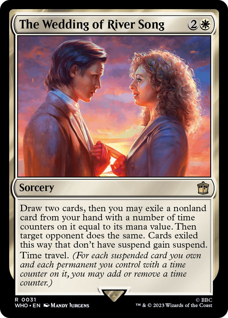 Magic: The Gathering - The Wedding of River Song Foil - Doctor Who