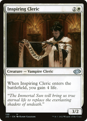 Magic: The Gathering - Inspiring Cleric - Jumpstart 2022