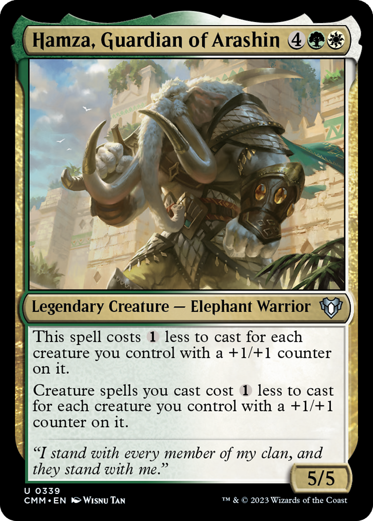 Magic: The Gathering - Hamza, Guardian of Arashin Foil - Commander Masters