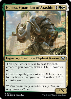 Magic: The Gathering - Hamza, Guardian of Arashin Foil - Commander Masters