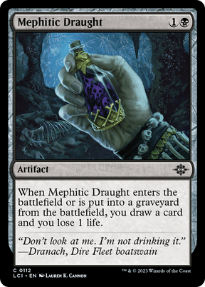 Magic: The Gathering - Mephitic Draught Foil - The Lost Caverns of Ixalan