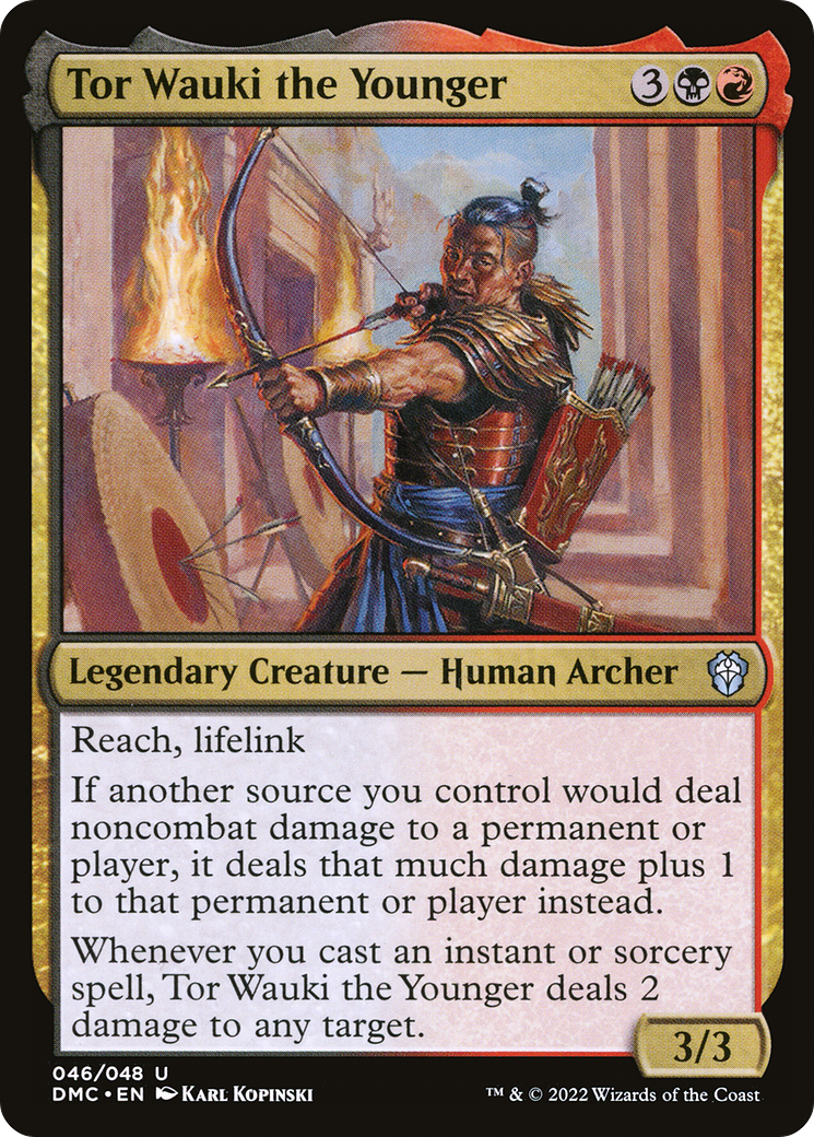 Magic: The Gathering - Tor Wauki the Younger Foil - Dominaria United Commander