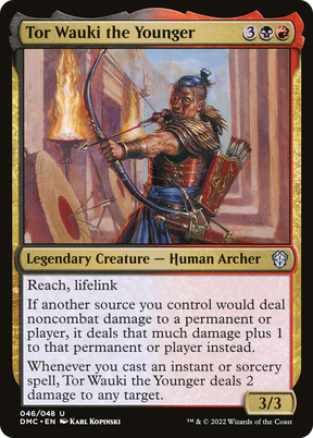 Magic: The Gathering - Tor Wauki the Younger Foil - Dominaria United Commander