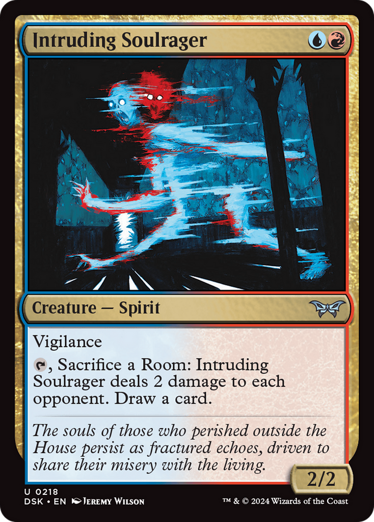 Magic: The Gathering - Intruding Soulrager Foil - Duskmourn: House of Horror