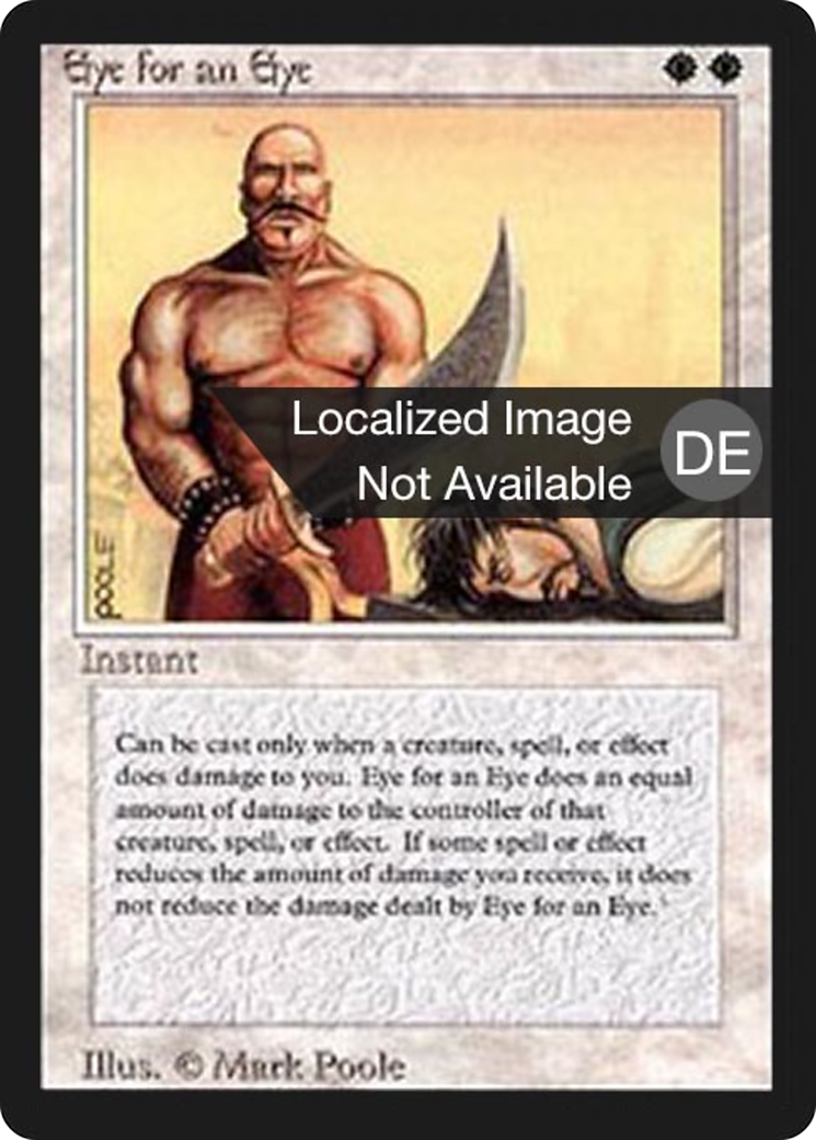Magic: The Gathering - Auge um Auge - Foreign Black Border