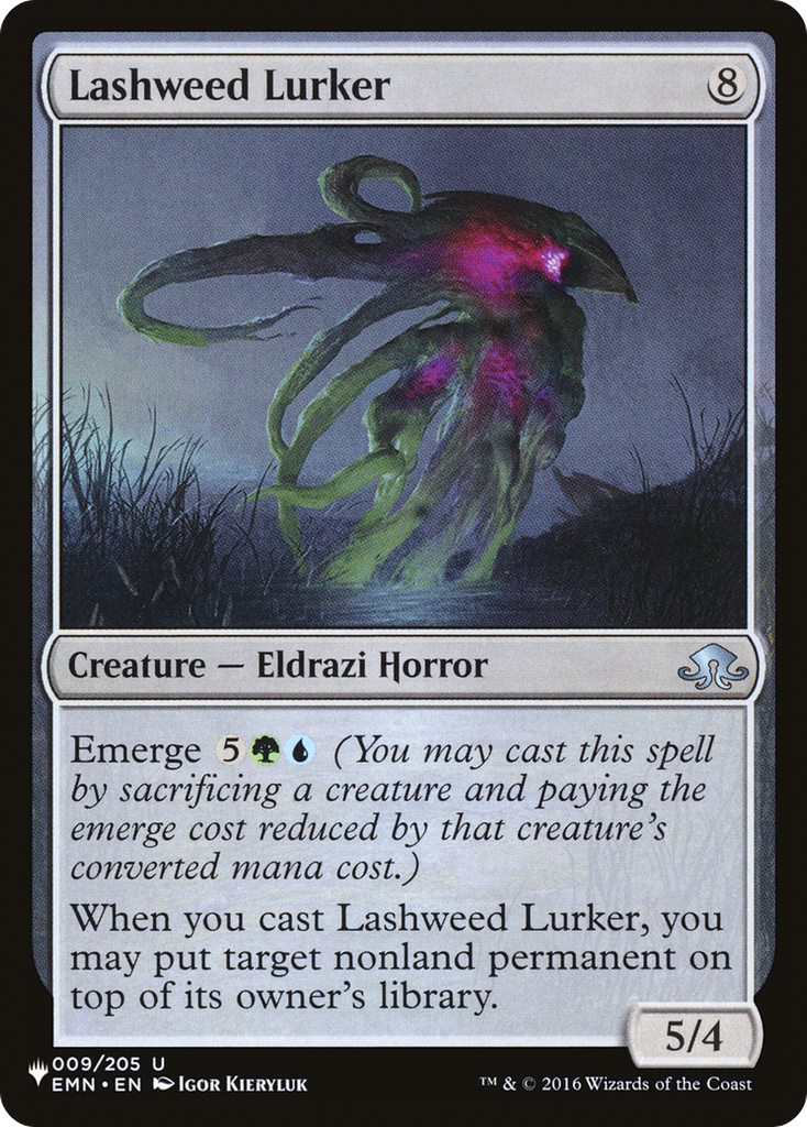 Magic: The Gathering - Lashweed Lurker - The List