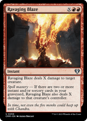 Magic: The Gathering - Ravaging Blaze - Commander Masters