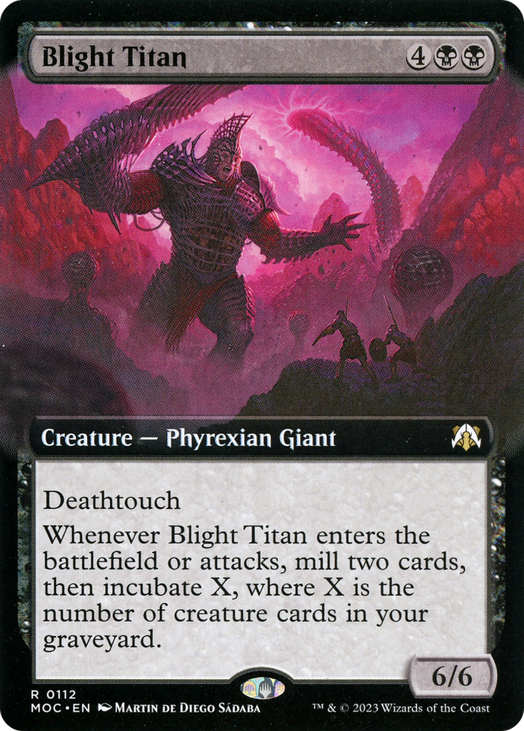 Magic: The Gathering - Blight Titan - March of the Machine Commander