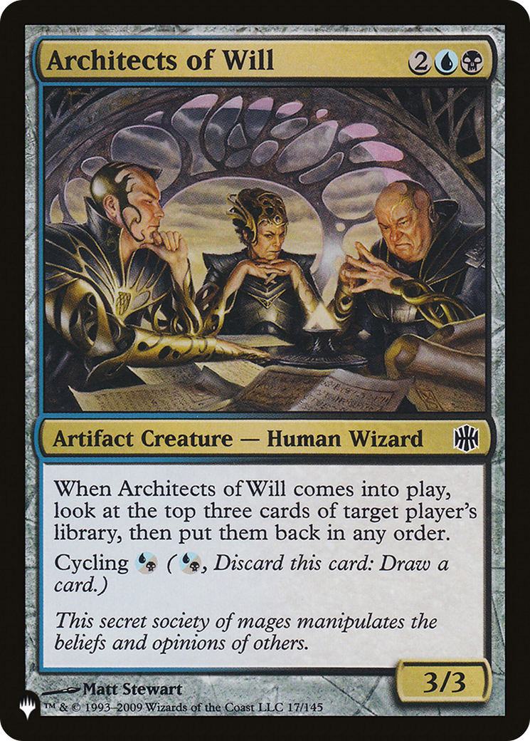Magic: The Gathering - Architects of Will - The List