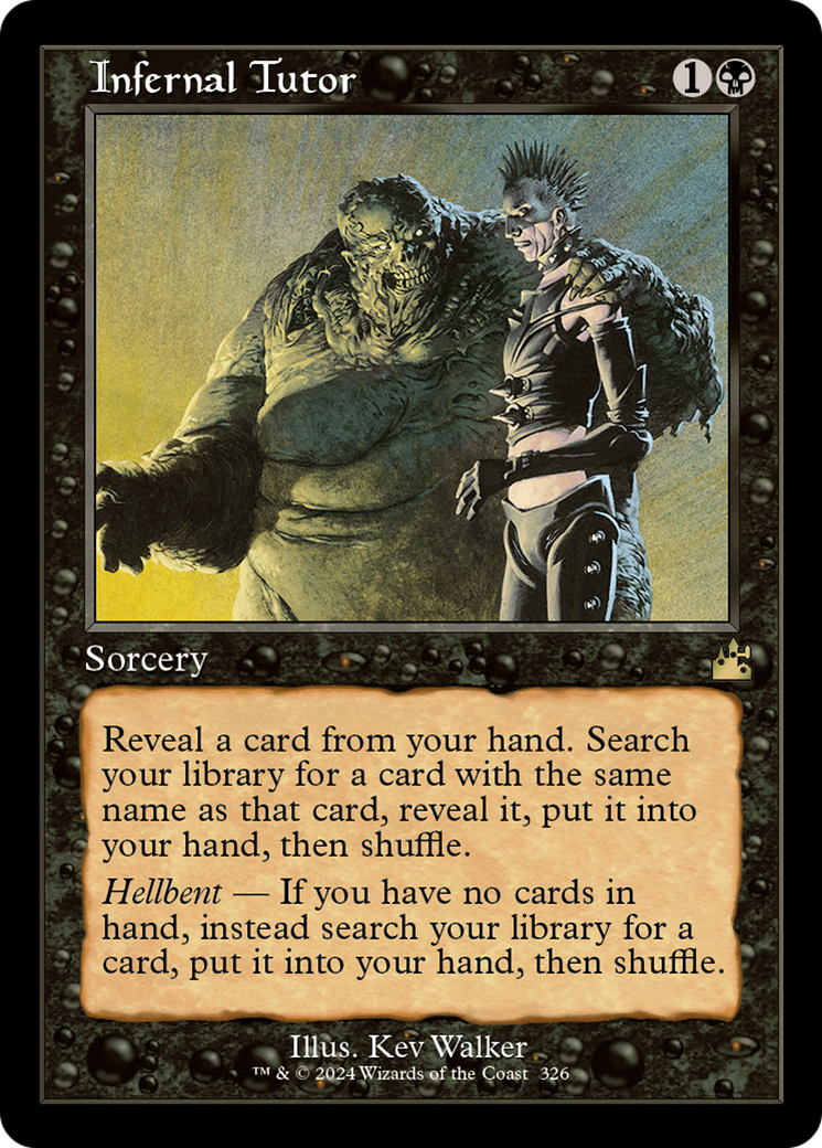Magic: The Gathering - Infernal Tutor - Ravnica Remastered