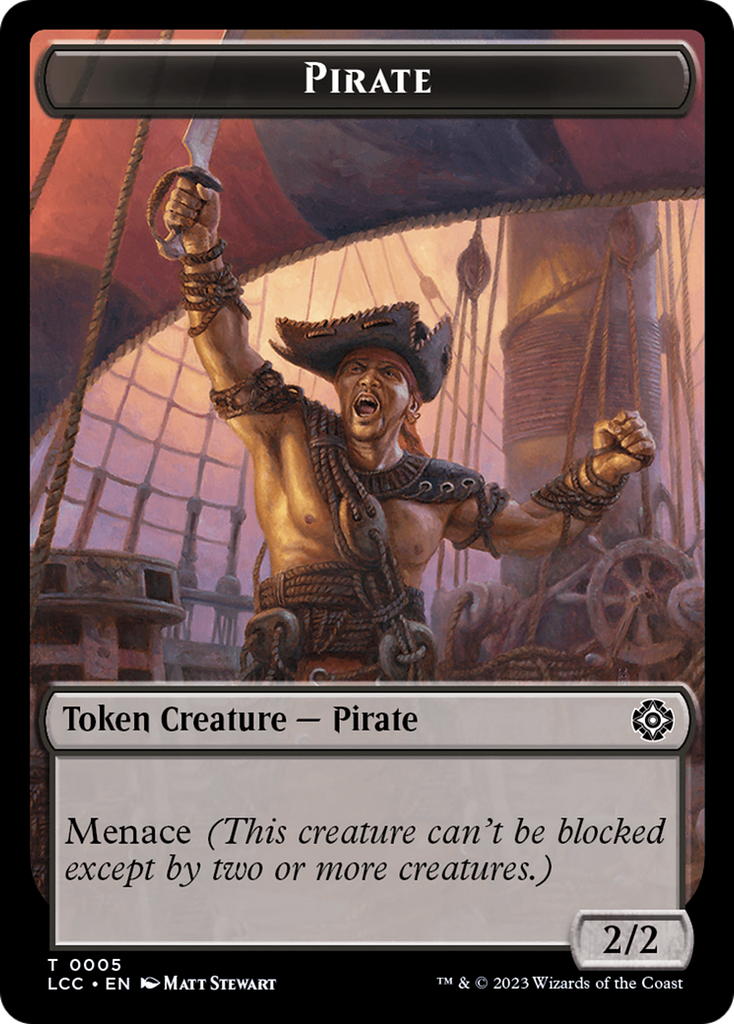 Magic: The Gathering - Pirate Token - The Lost Caverns of Ixalan Commander Tokens