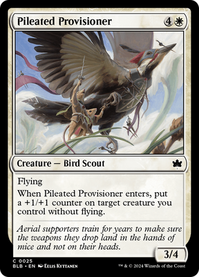 Magic: The Gathering - Pileated Provisioner - Bloomburrow