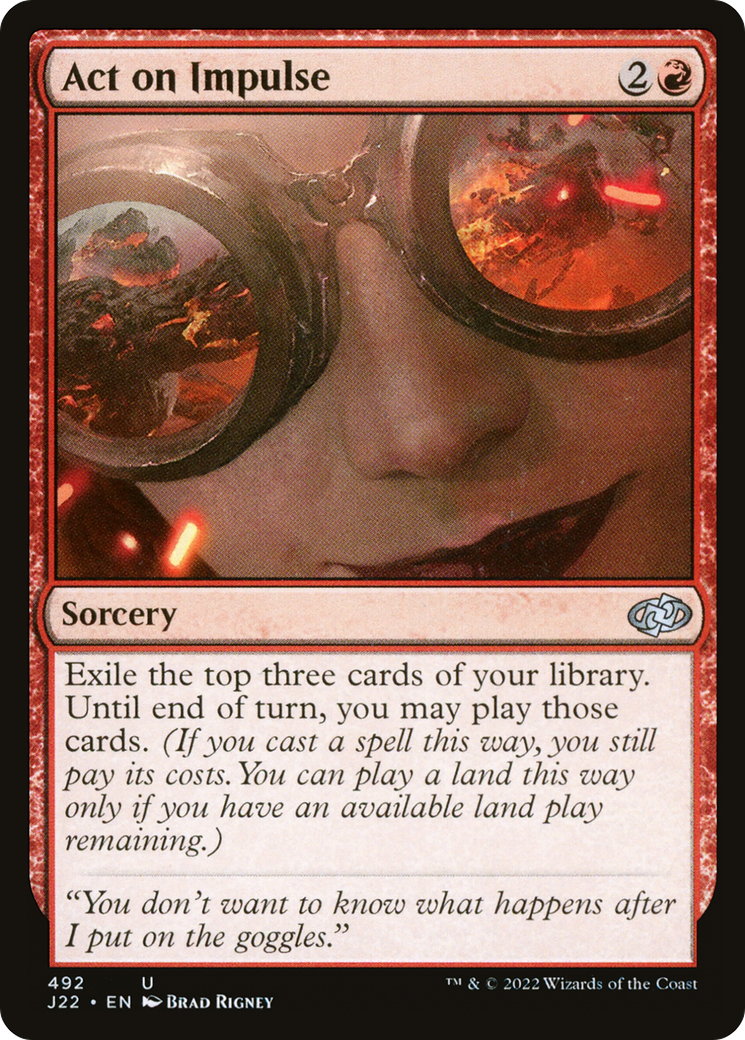 Magic: The Gathering - Act on Impulse - Jumpstart 2022