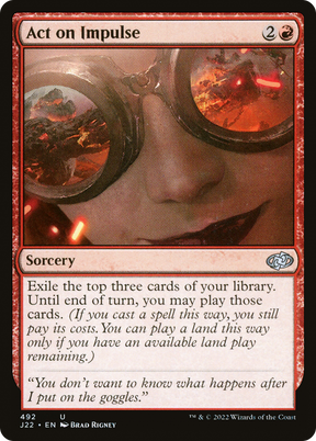 Magic: The Gathering - Act on Impulse - Jumpstart 2022