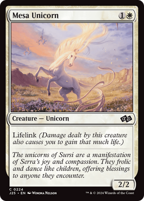 Magic: The Gathering - Mesa Unicorn - Foundations Jumpstart