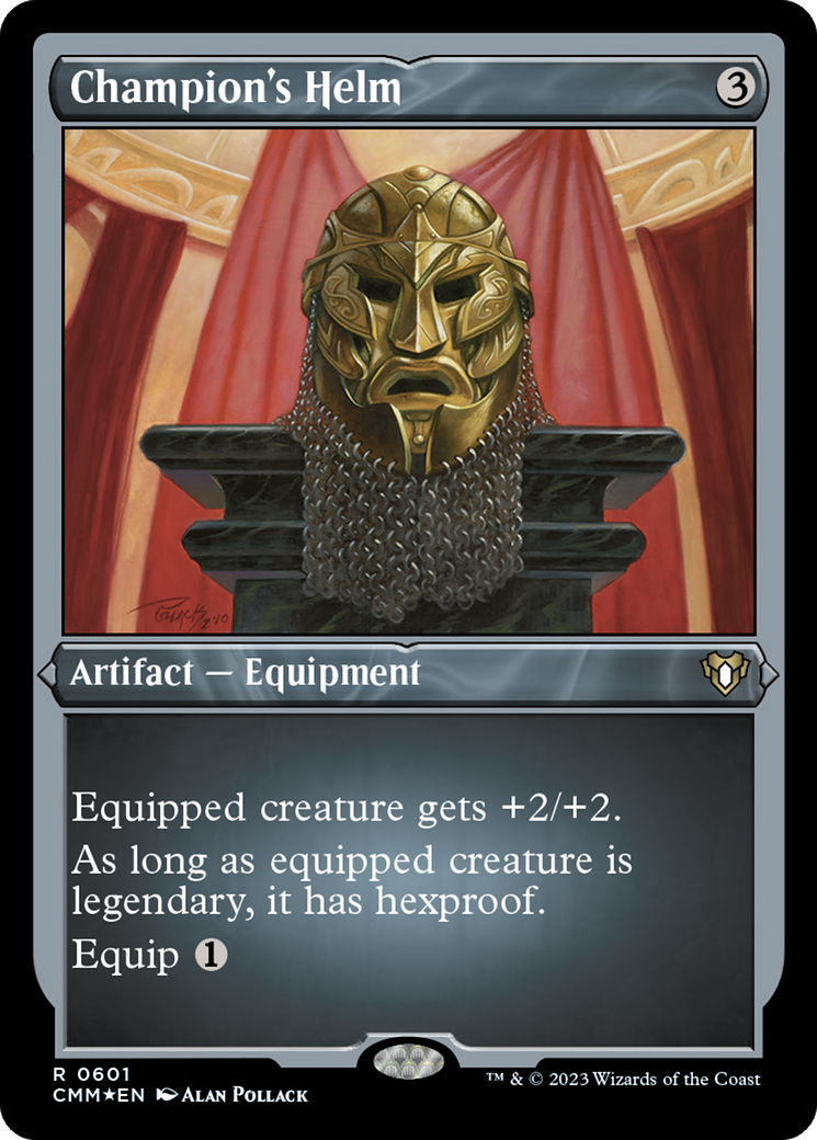 Magic: The Gathering - Champion's Helm Foil - Commander Masters
