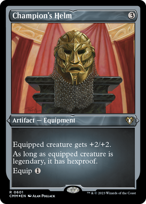 Magic: The Gathering - Champion's Helm Foil - Commander Masters
