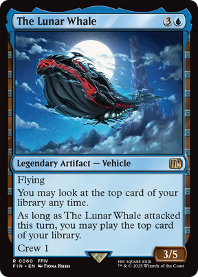 Magic: The Gathering - The Lunar Whale Foil - Final Fantasy