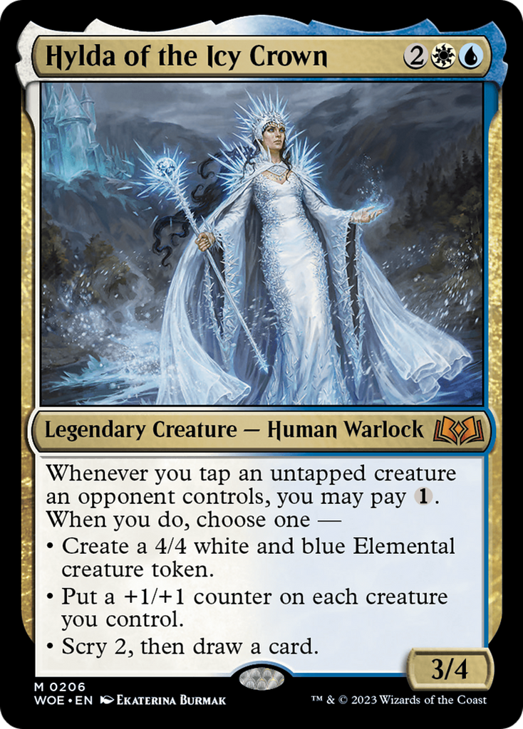 Magic: The Gathering - Hylda of the Icy Crown - Wilds of Eldraine