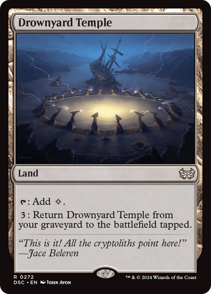 Magic: The Gathering - Drownyard Temple - Duskmourn: House of Horror Commander