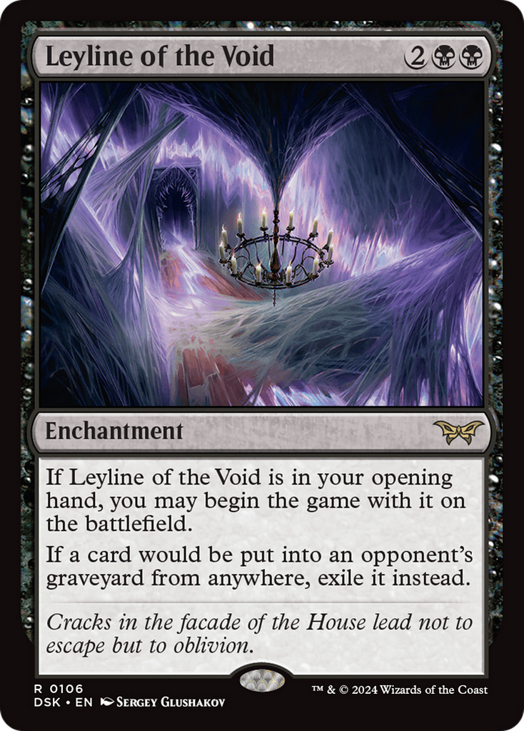 Magic: The Gathering - Leyline of the Void Foil - Duskmourn: House of Horror