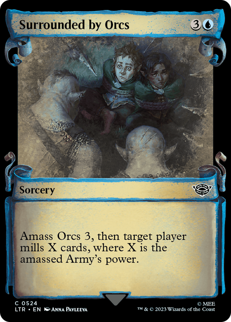 Magic: The Gathering - Surrounded by Orcs Foil - The Lord of the Rings: Tales of Middle-earth