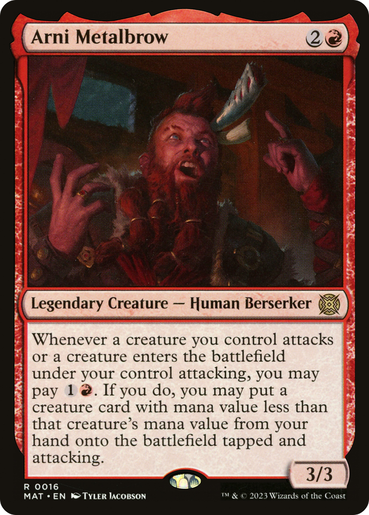 Magic: The Gathering - Arni Metalbrow Foil - March of the Machine: The Aftermath