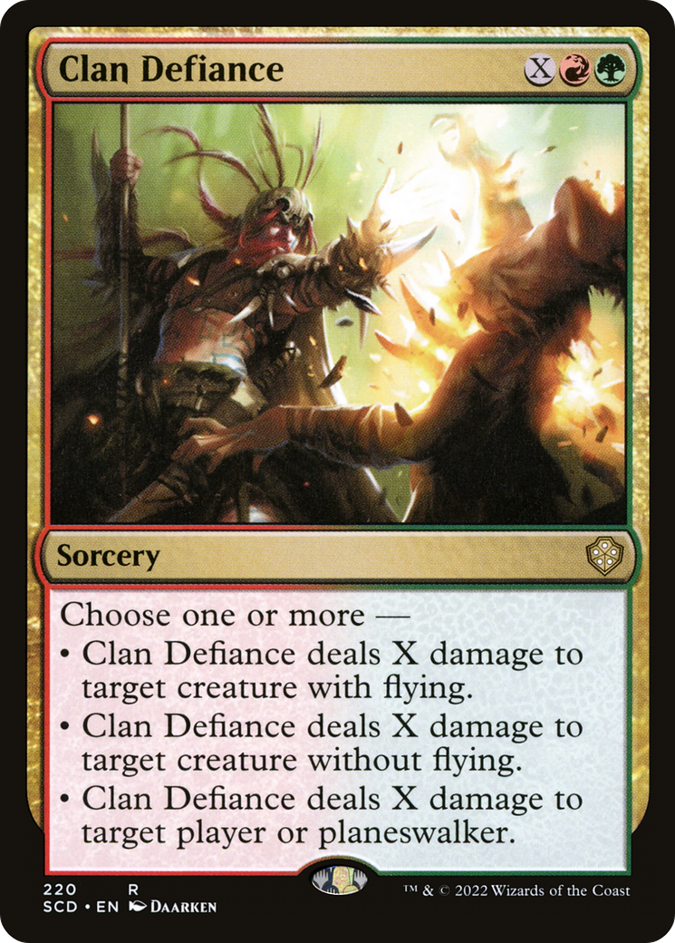 Magic: The Gathering - Clan Defiance - Starter Commander Decks