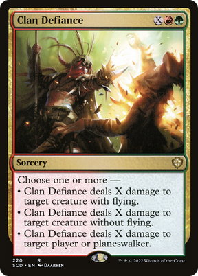 Magic: The Gathering - Clan Defiance - Starter Commander Decks