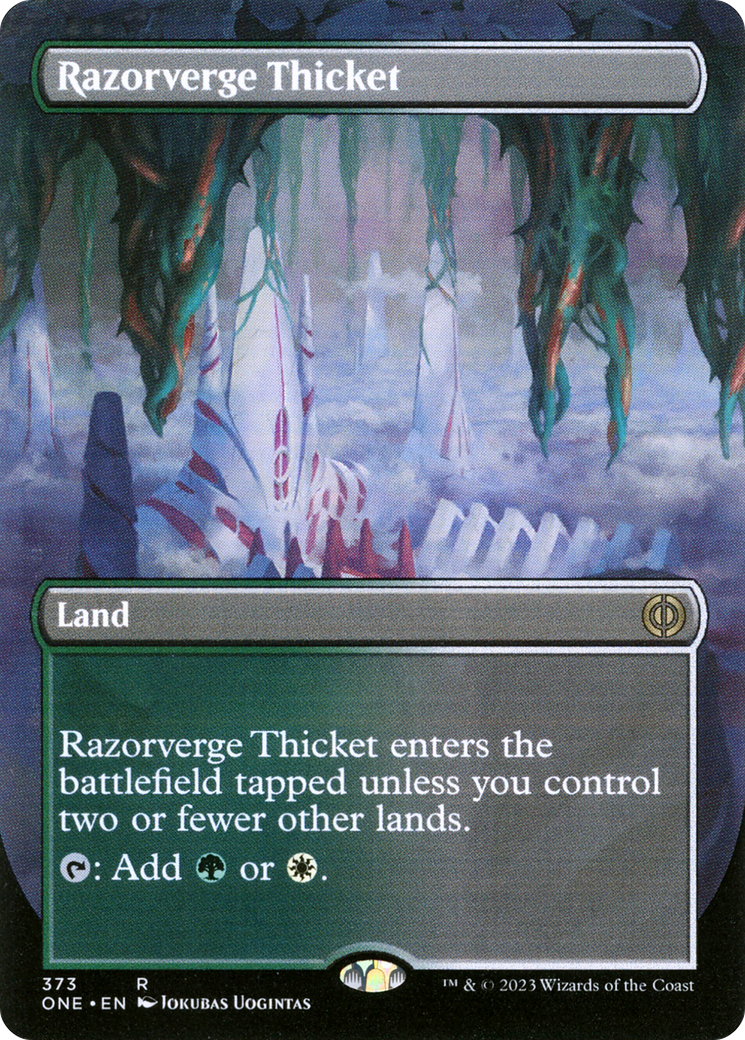 Magic: The Gathering - Razorverge Thicket - Phyrexia: All Will Be One
