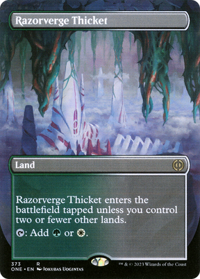 Magic: The Gathering - Razorverge Thicket - Phyrexia: All Will Be One