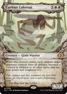Magic: The Gathering - Curious Colossus Foil - Lorwyn Eclipsed