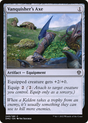 Magic: The Gathering - Vanquisher's Axe Foil - Dominaria United
