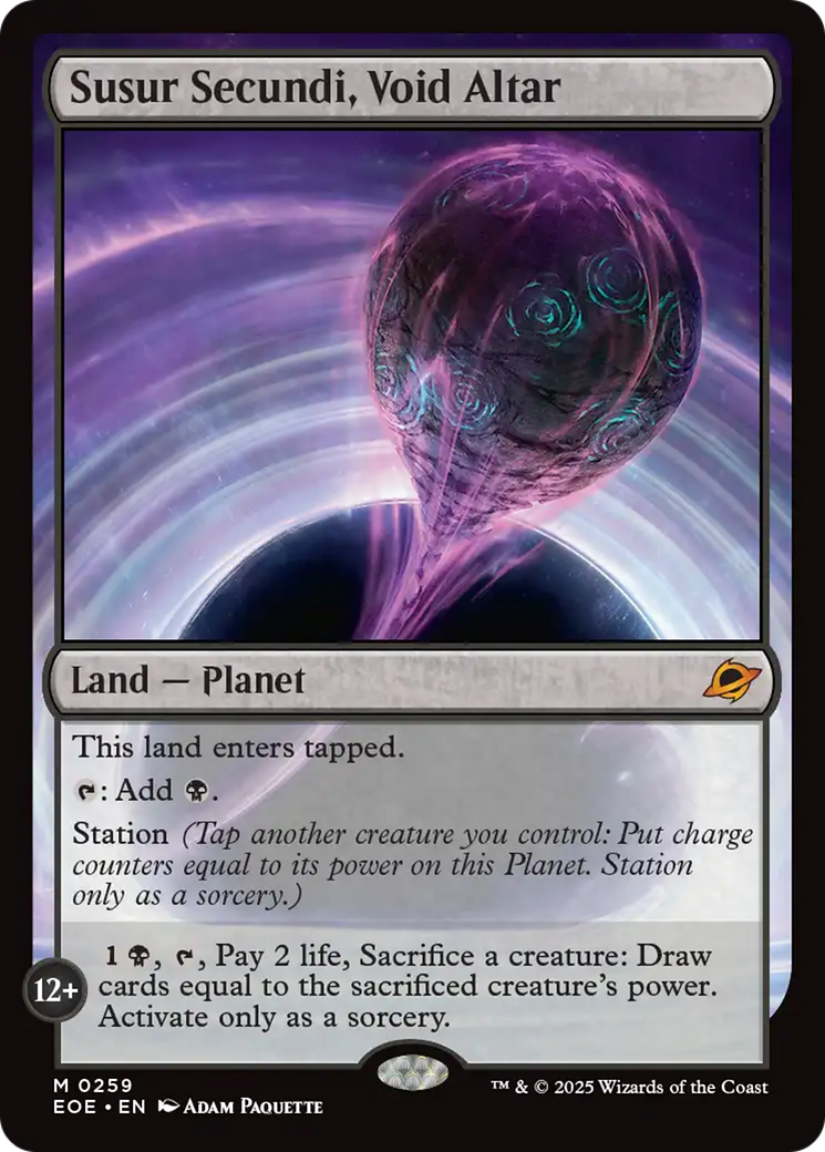 Magic: The Gathering - Susur Secundi, Void Altar Foil - Edge of Eternities