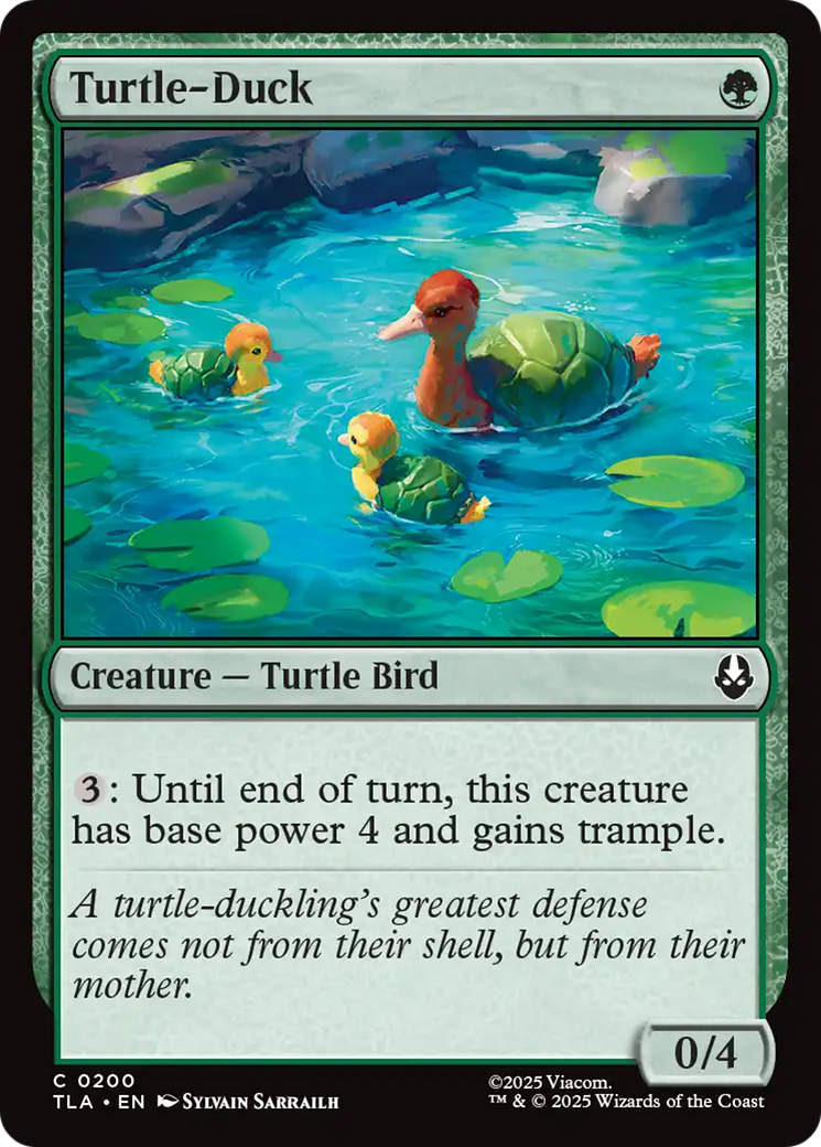 Magic: The Gathering - Turtle-Duck Foil - Avatar: The Last Airbender