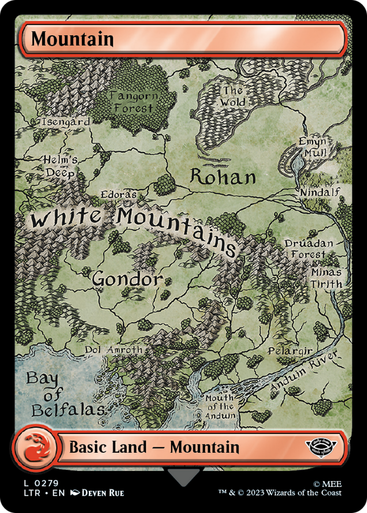Magic: The Gathering - Mountain - The Lord of the Rings: Tales of Middle-earth
