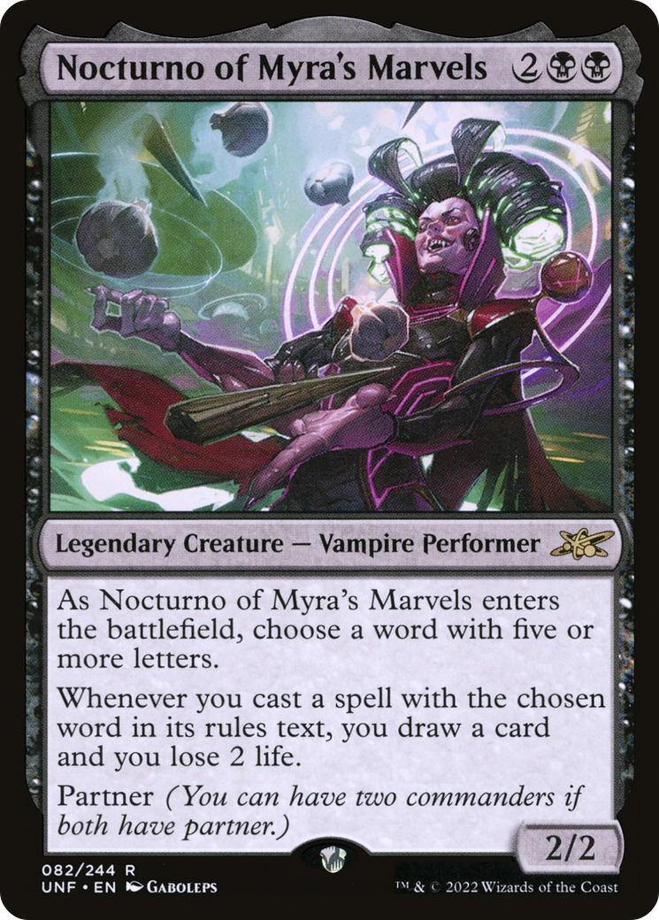 Magic: The Gathering - Nocturno of Myra's Marvels - Unfinity